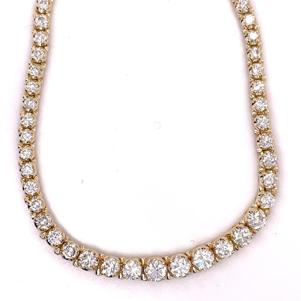 14k Yellow Gold Diamond Rivera Necklace