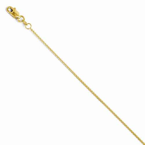 Gold Chain 14K Yellow Gold Wheat Chain Length 20
