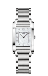 Baume & Mercier Hampton Stainless Steel Quartz With Mother Of Pearl Dial