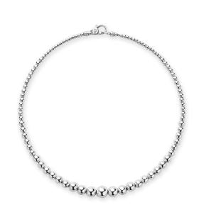 Caviar Bubbly Graduated Beaded Necklace