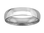14K White Gold Goldman Luxe Comfort Fit Wedding Band Featuring High Polish Finish