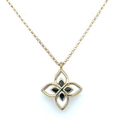 Roberto Coin Venetian Princess Mother Of Pearl Diamond Necklace