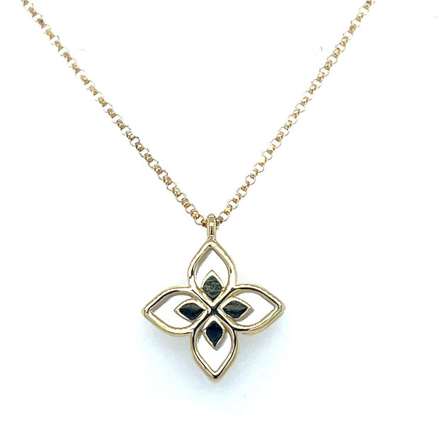 Roberto Coin Venetian Princess Mother Of Pearl Diamond Necklace