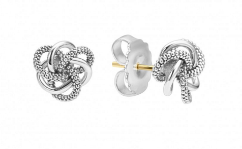 LAGOS Sterling Silver Love Knot Earrings