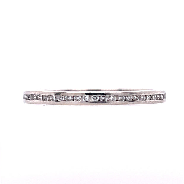 18K White Gold Diamond Eternity Band