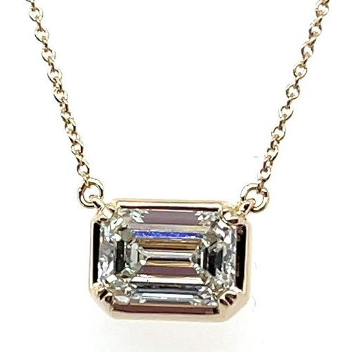 14 K Yellow GoldDiamond Necklace