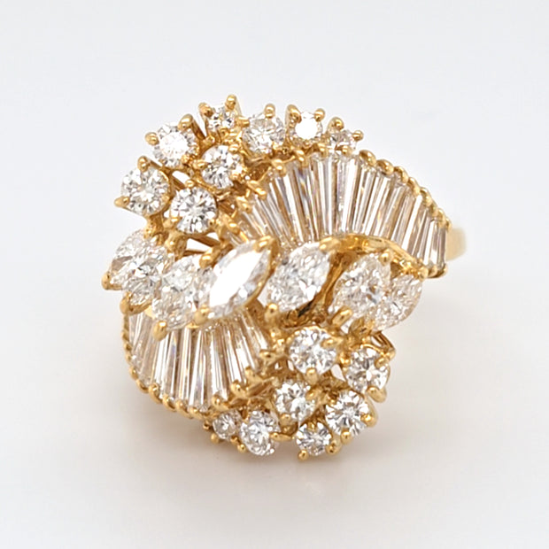 18K Yellow Gold IGI Appraised Diamond Ring