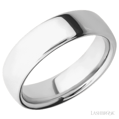 Lashbrook 7 Mm Wide Ultra Comfort 14K White Gold Band