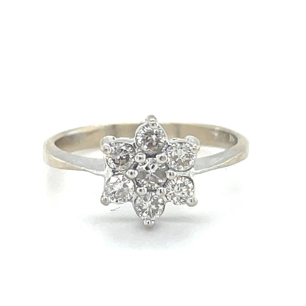 Estate Cluster Diamond Ring
