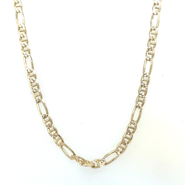 Estate 14K Yellow Gold Figaro Chain