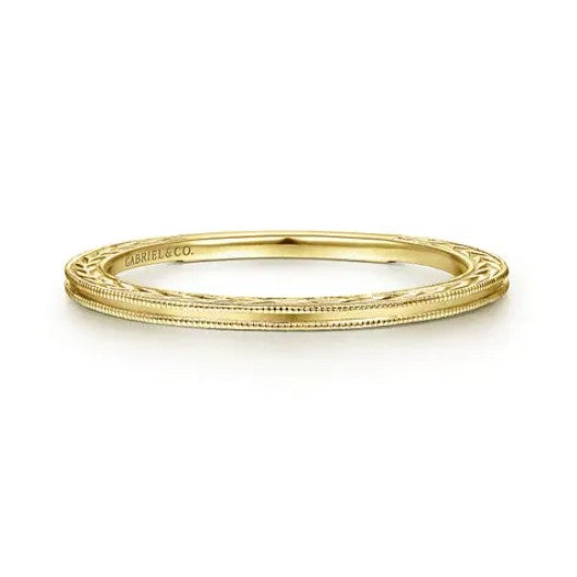 Gold Wedding Bands  -  Women'