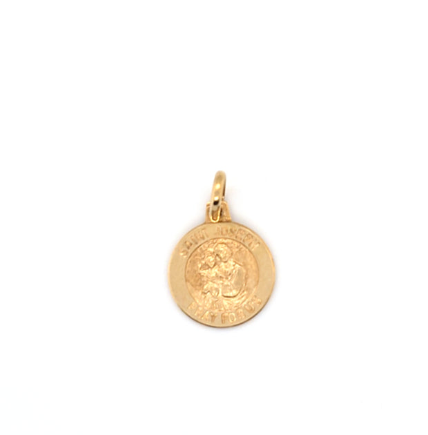 14K Yellow Gold Saint Joseph Pendant Charm
