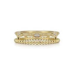 Gabriel & Co. Stackable Diamond Band