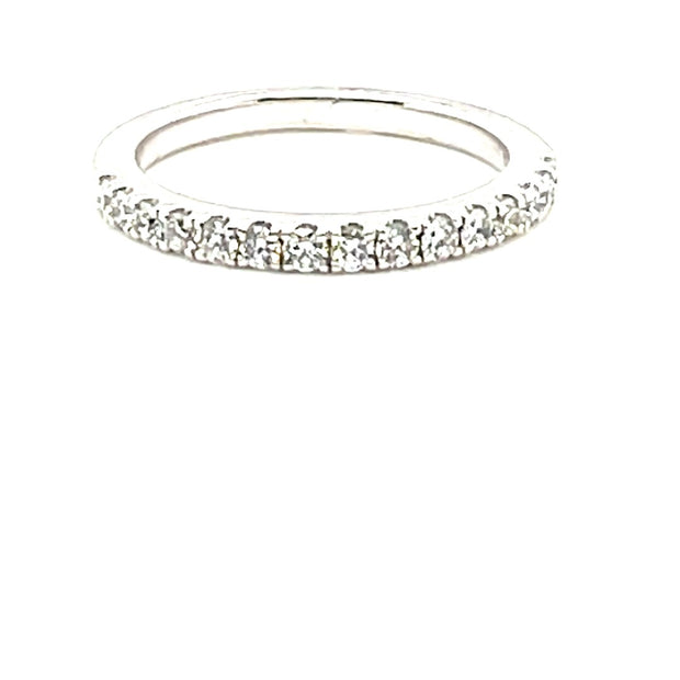 Private Label 14K White Gold  Lab Grown Diamond Band