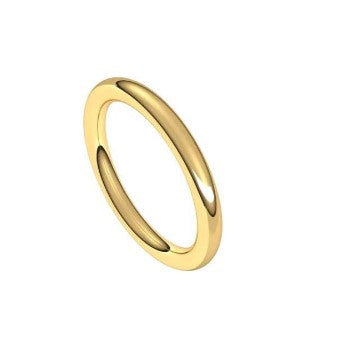 Gold Wedding Bands  -  Women'