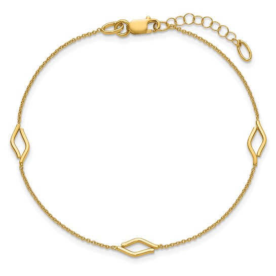 14K Yellow Gold Fashion Bracelet