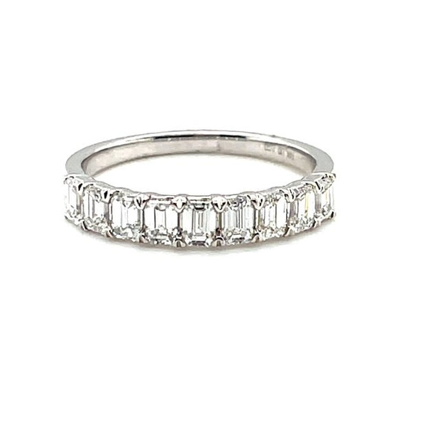 Private Label 14K White Gold  Lab Grown Diamond Band