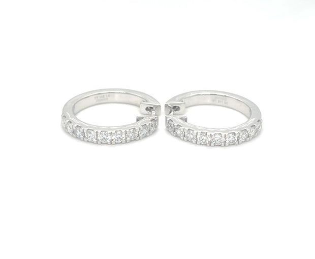 DIamond Huggie Earrings