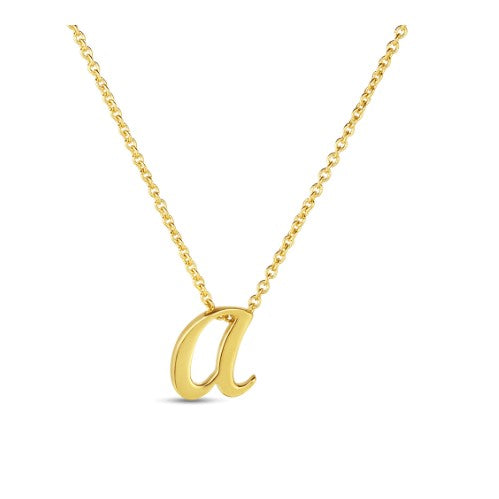 Roberto Coin 18K Yellow Gold Letter A