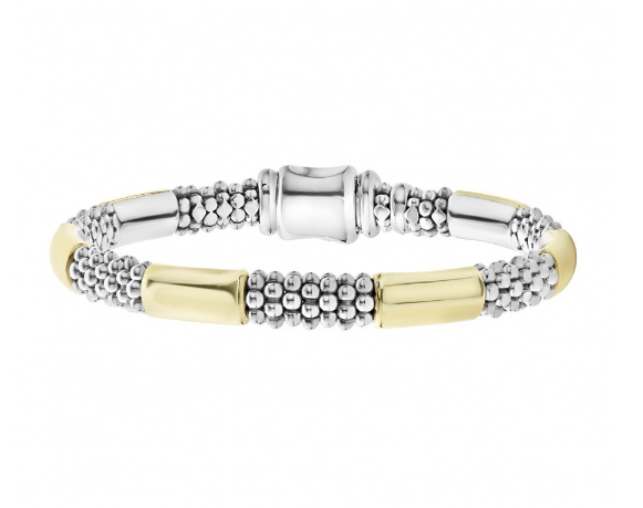 LAGOS Caviar Sterling Silver & 18K Bracelet
