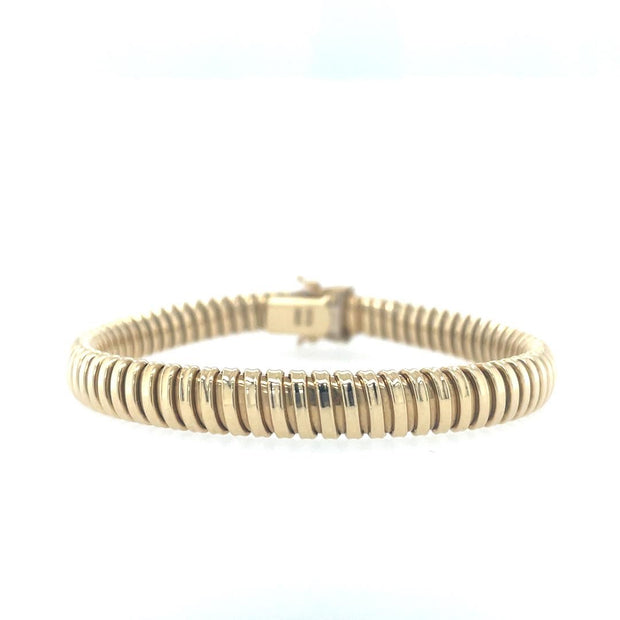 14K Yellow gold Tubogas  Bracelet