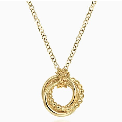 Gabriel & Co. 14K Yellow Gold Pendant Necklace