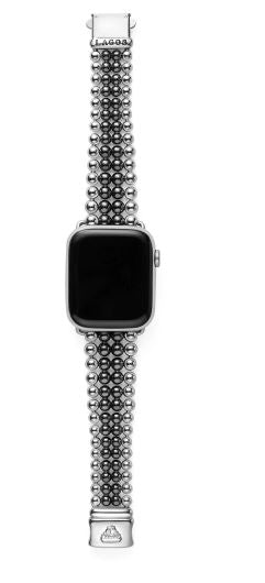 LAGOS Smart Caviar Black Ceramic and Stainless Steel Watch Bracelet