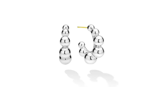 LAGOS Silver Hoop Earrings