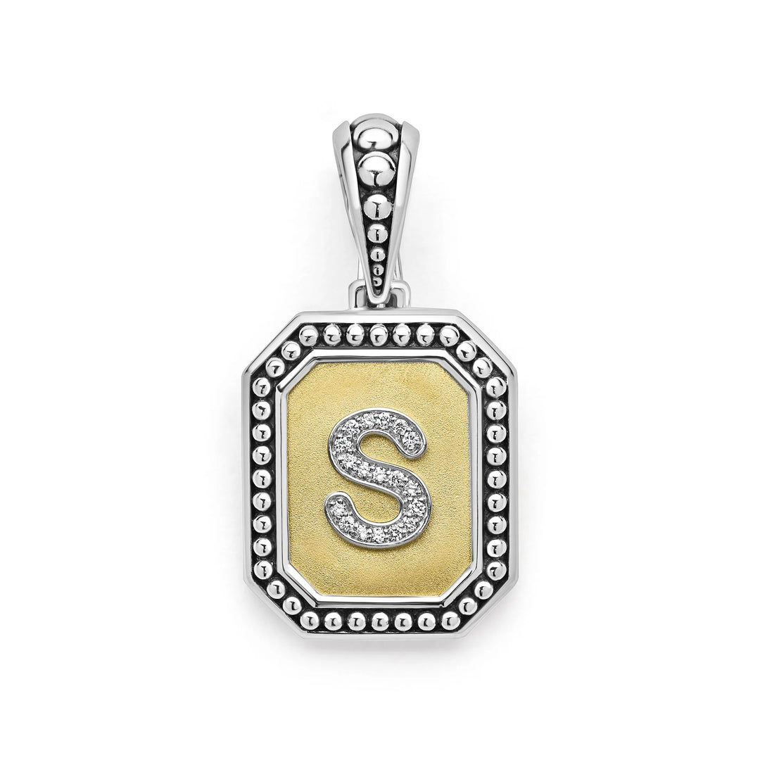 LAGOS Octagon Diamond S Initial Charm – Lemp Jewelers