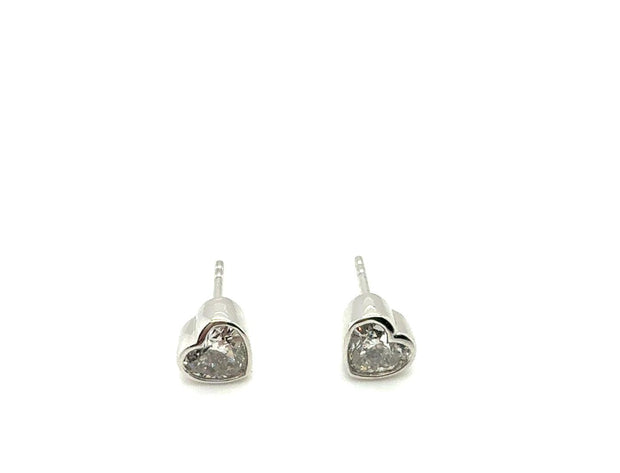 Lab Grown Diamond Heart Earrings