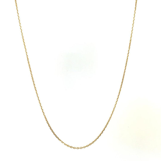 14K Yellow Gold Cable Chain