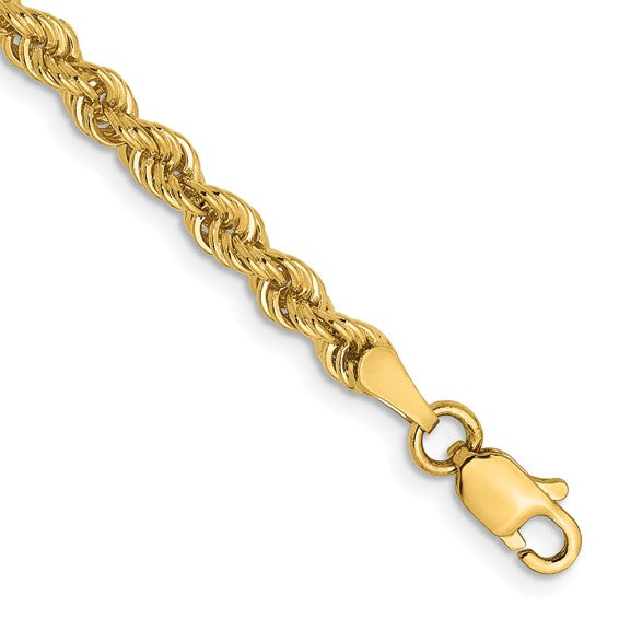 14K Yellow Gold Rope Bracelet