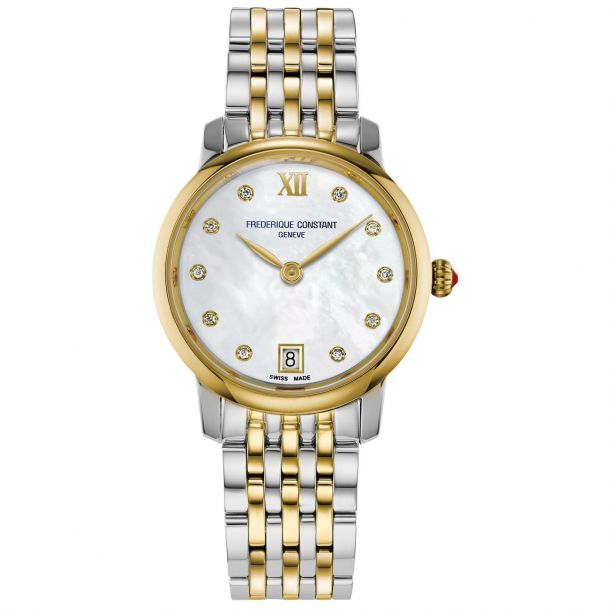 Frederique Constant Geneve Gold Tone Stainless Steel
