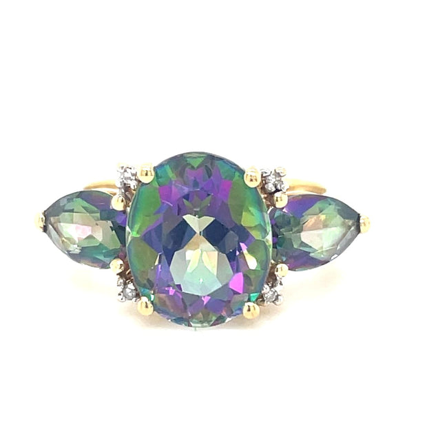 Estate 1mystic Topaz Ring