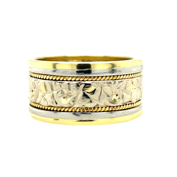 Gold Wedding Bands  -  Men'