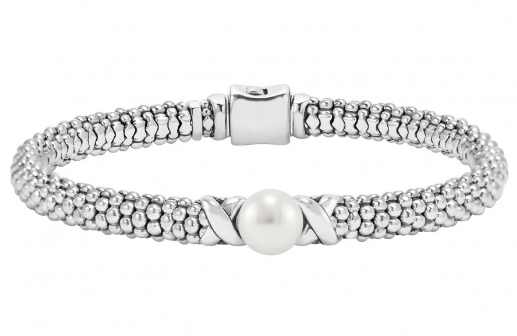LAGOS Sterling Silver and Pearl Bracelet