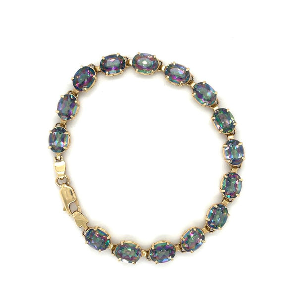 Estate mystic topaz bracelet