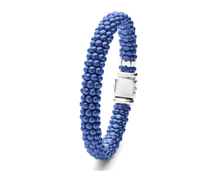 Lagos Blue Ceramic Beaded Bracelet