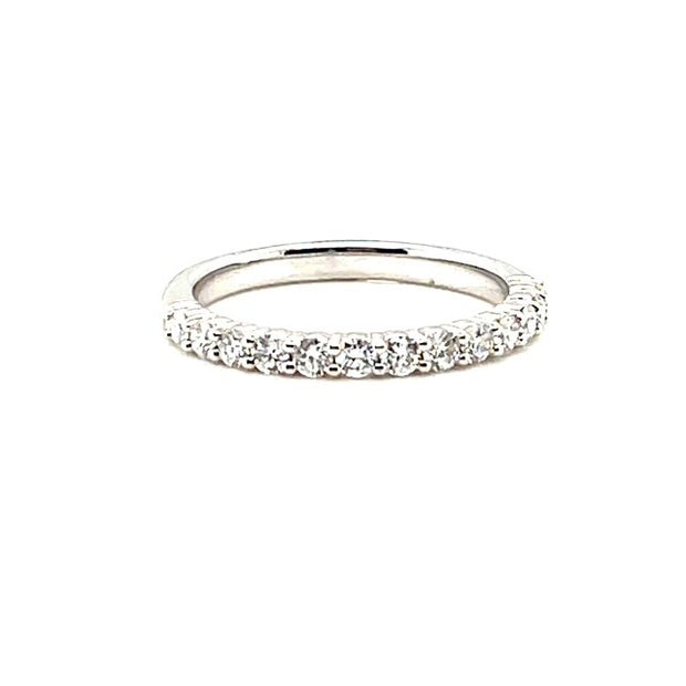 Private Label 14K White Gold  Lab Grown Diamond Band