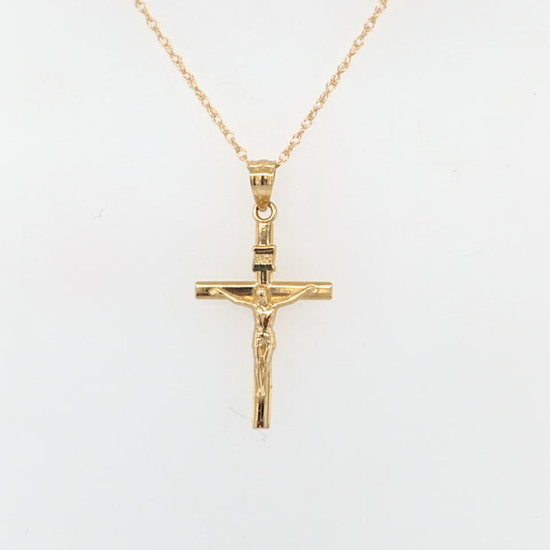 Estate14k Yellow Gold Cross Pendant
