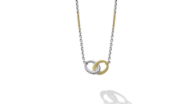 LAGOS Caviar Diamond Sterling 18K Necklace