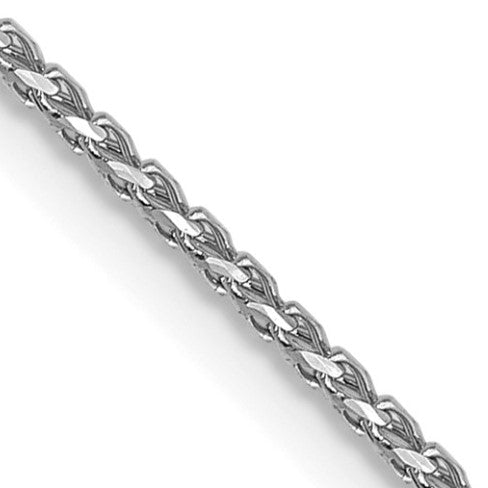 14K White Gold Franco Chain