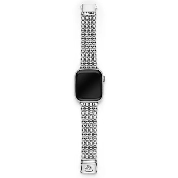 LAGOS Stainless Steel Caviar Beaded Watch Bracelet
