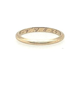 Gold Wedding Band