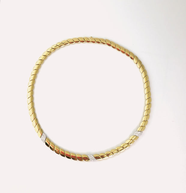 Roberto Coin 18K Two- Tone San Marco Diamond Accent Stationary Necklace