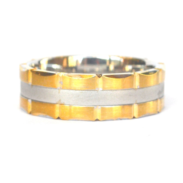 14K Two-Tone Goldman Luxe Wedding Band