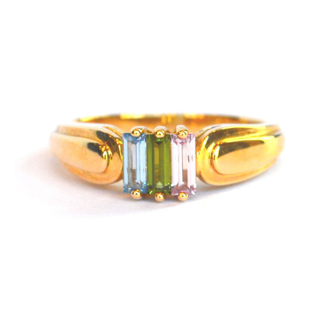 14k Yellow Gold Mothers Ring