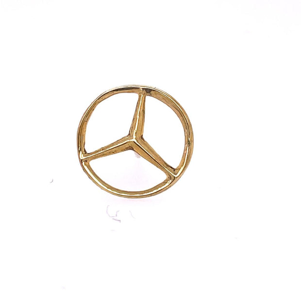 14K Yellow Gold Mercedes Tie Tack